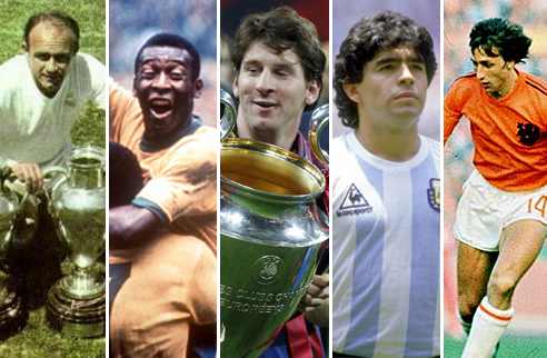 Pele, Franz Beckenbauer, Diego Maradona, Johan Cruyff, Leo Messi, Zine –  Awesome Artifacts